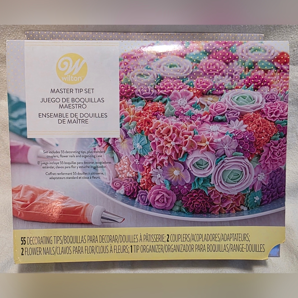 Wilton™ 55-Piece Master Cake & Cupcake Piping Tip Set